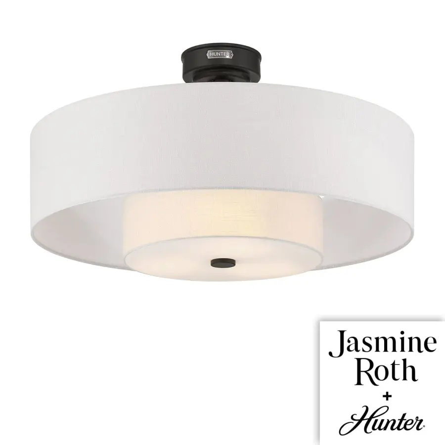 Brookside Jasmine Roth Indoor Fandelier with LED Light 30 inch with remote - Image 60