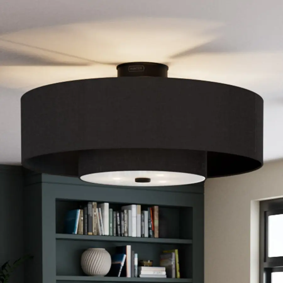 Brookside Jasmine Roth Indoor Fandelier with LED Light 30 inch with remote - Image 9