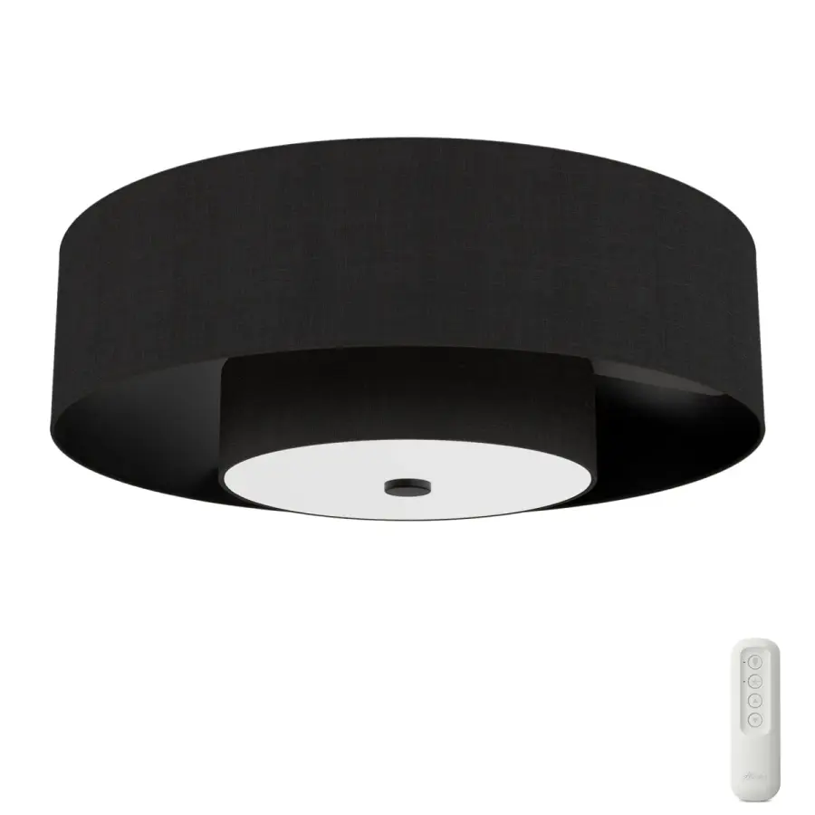 Brookside 30" Fandelier in Matte Black - Image 1