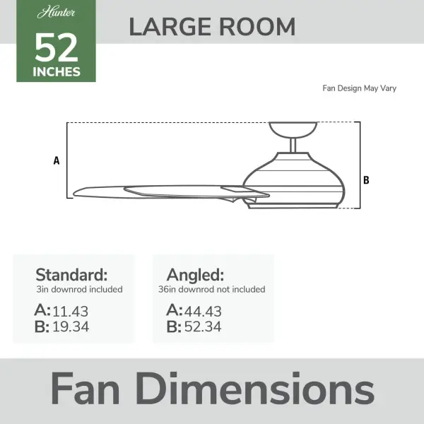 Astwood II Indoor with LED Light 52 inch with remote - Image 16