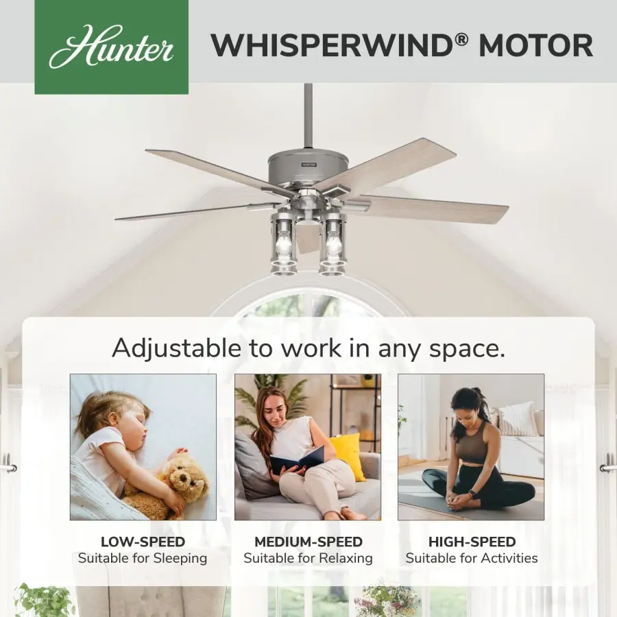 Astwood II Indoor with LED Light 52 inch with remote - Image 36