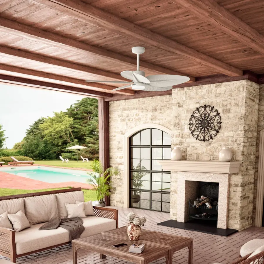 Tropic View Outdoor with LED Light 52 inch with Wall Control - Image 5