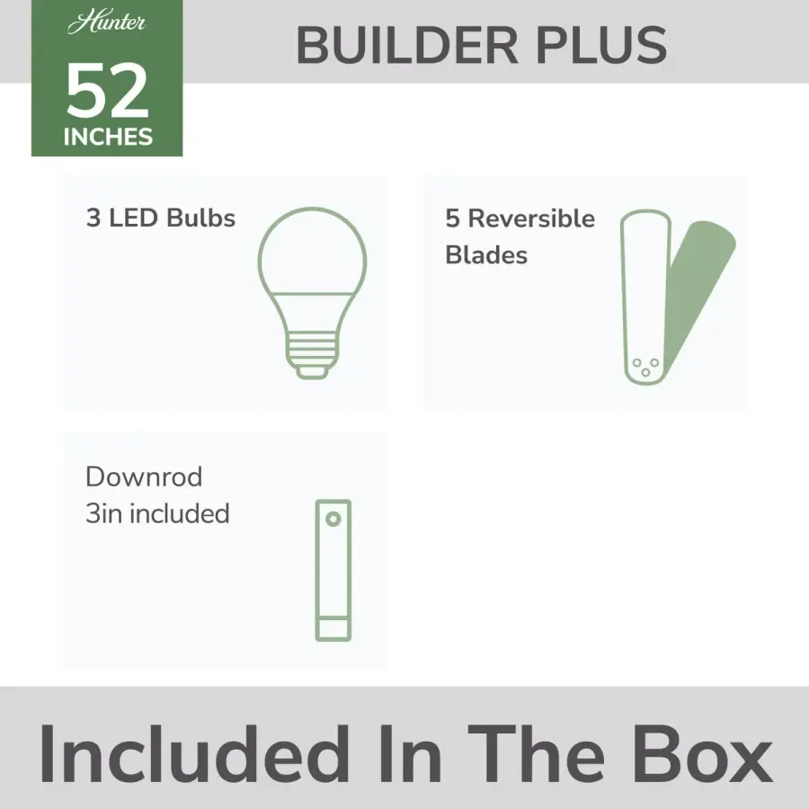 Builder Plus with 3 Lights 52 inch - Image 43