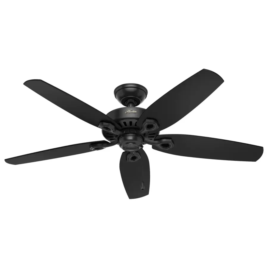 Hunter Builder 52" Ceiling Fan in Matte Black - Image 1