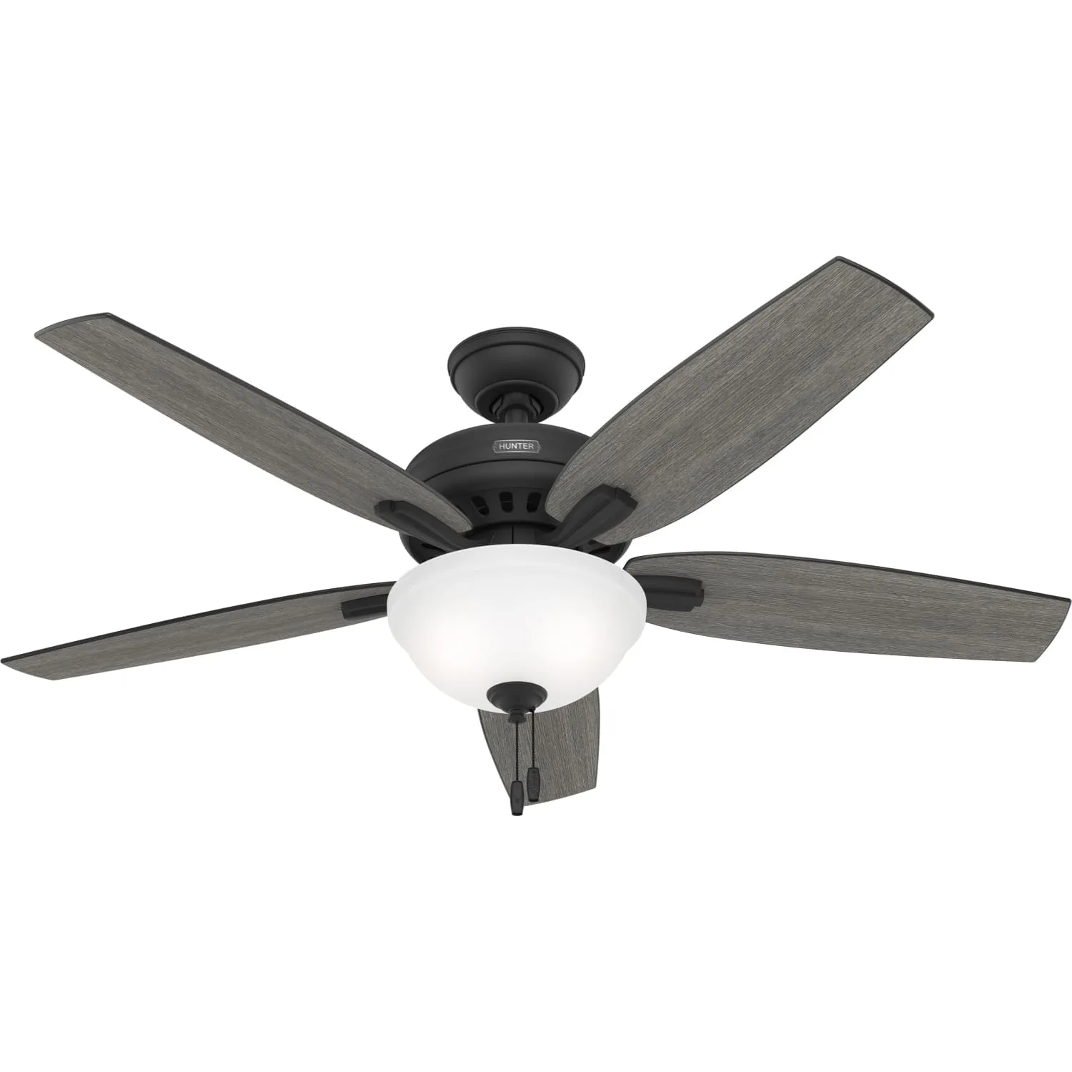 Newsome 52" Ceiling Fan with Light in Fresh White