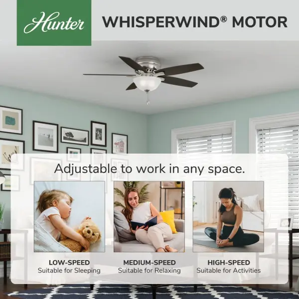 Newsome Low Profile with Light 52 inch - Image 65