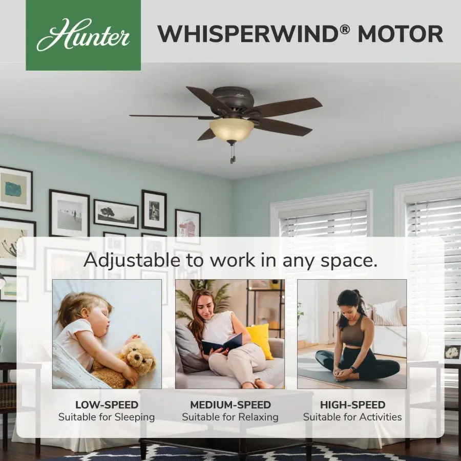 Newsome Low Profile with Light 52 inch - Image 66