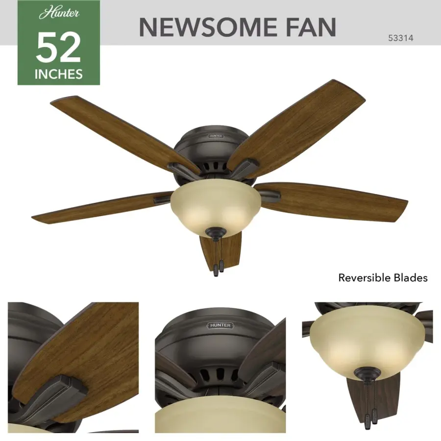 Newsome Low Profile with Light 52 inch - Image 10