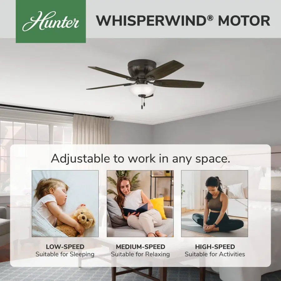 Kenbridge Low Profile with LED Light 52 inch - Image 50