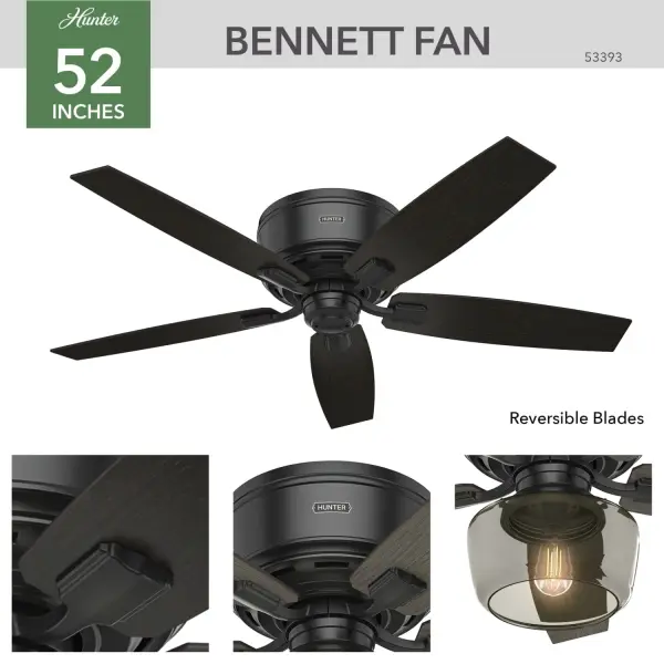 Bennett Low Profile with Light 52 inch - Image 3