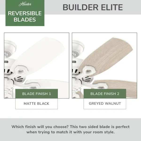Builder Elite 42" Ceiling Fan in Matte Black - Image 32