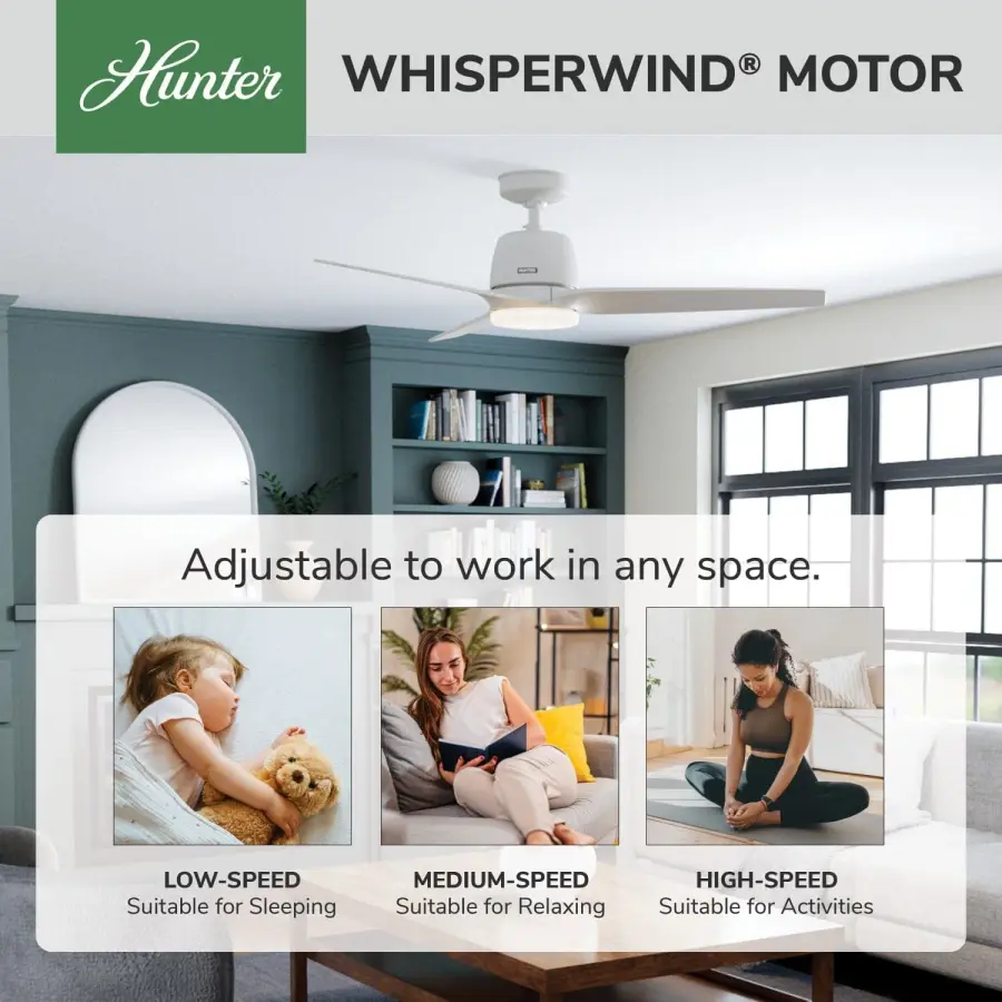 Malden Jasmine Roth Indoor 52inch with LED and Remote - Image 37