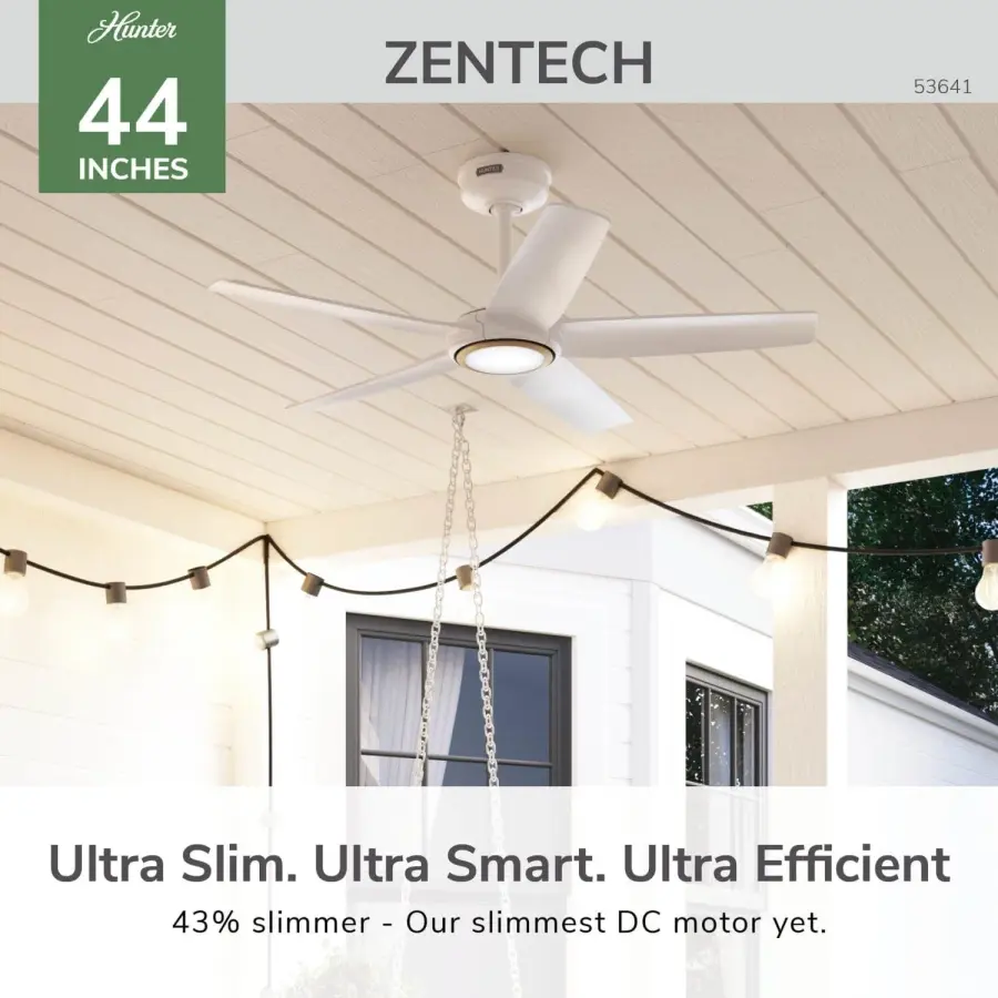 ZenTech 5 Blade Indoor/Outdoor Smart Fan 44in - Image 42
