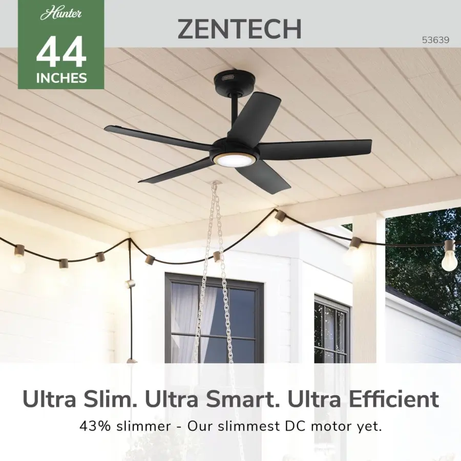ZenTech 5 Blade Indoor/Outdoor Smart Fan 44in - Image 43