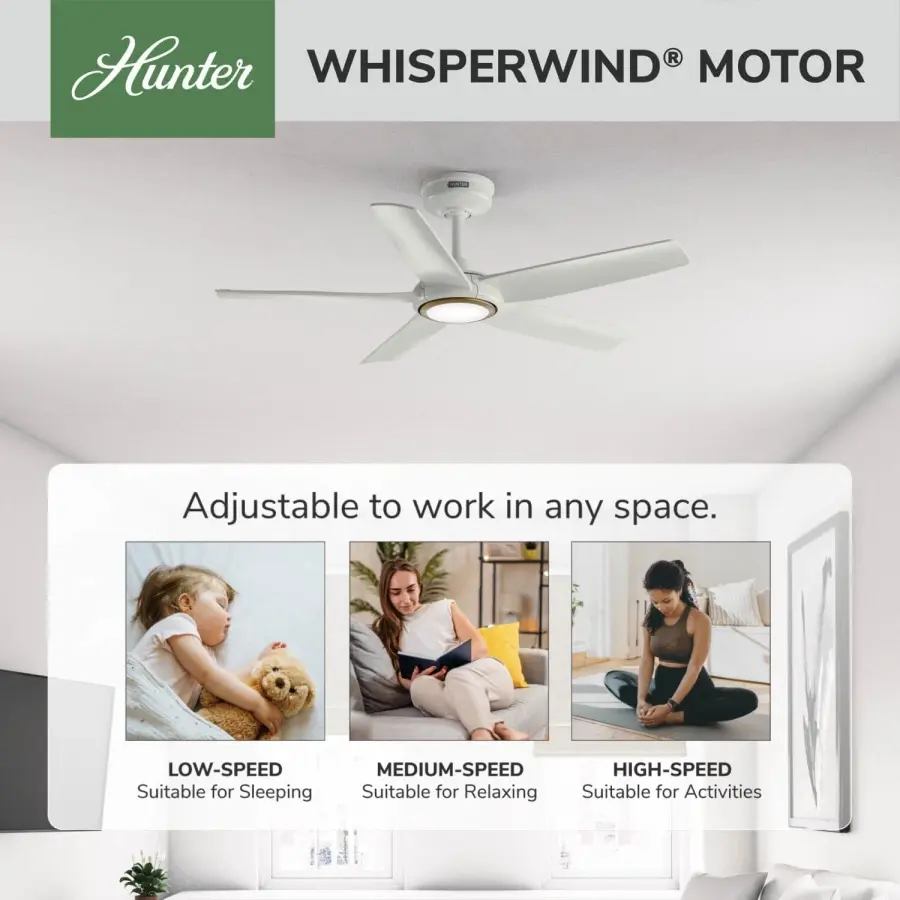 ZenTech 5 Blade Indoor/Outdoor Smart Fan 44in - Image 48