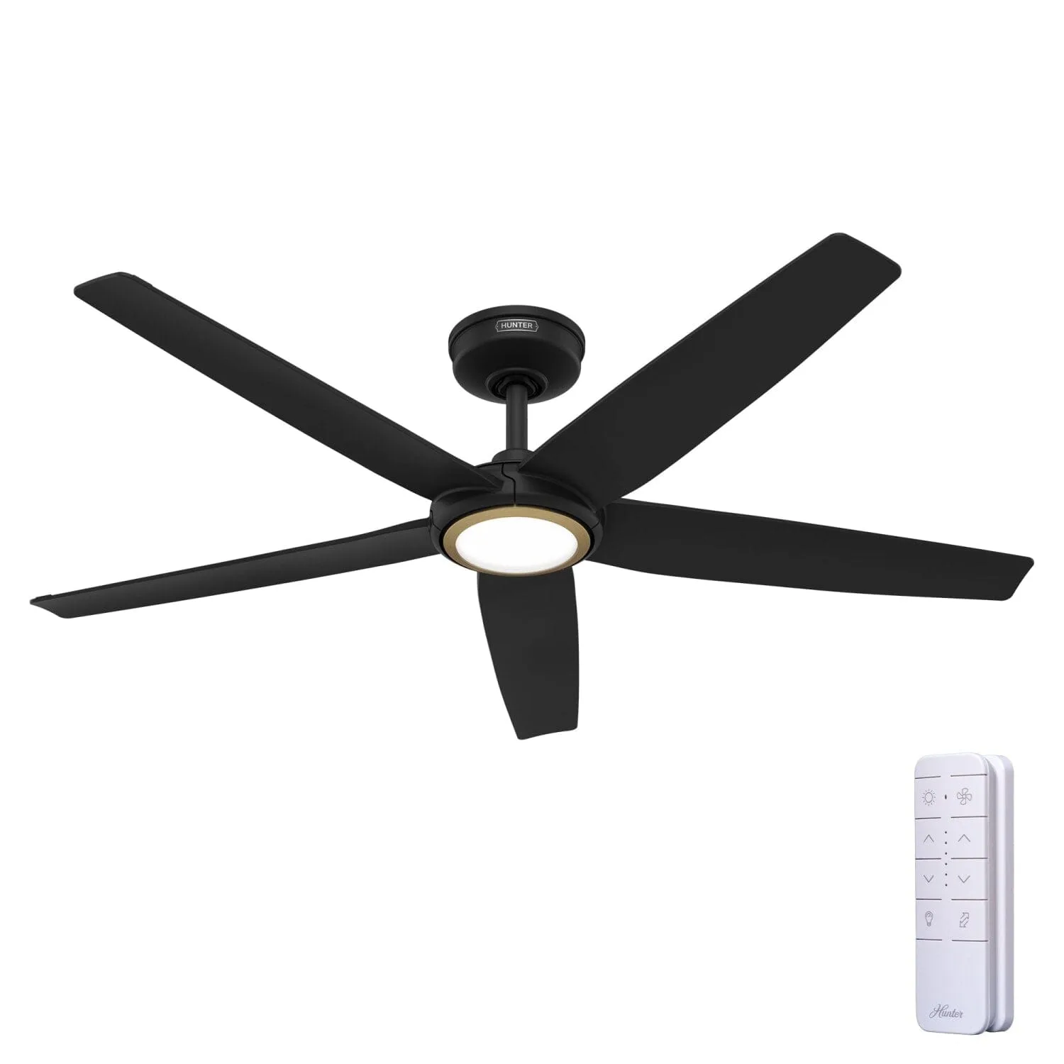 ZenTech 52" Ceiling Fan with LED Light in Fresh White