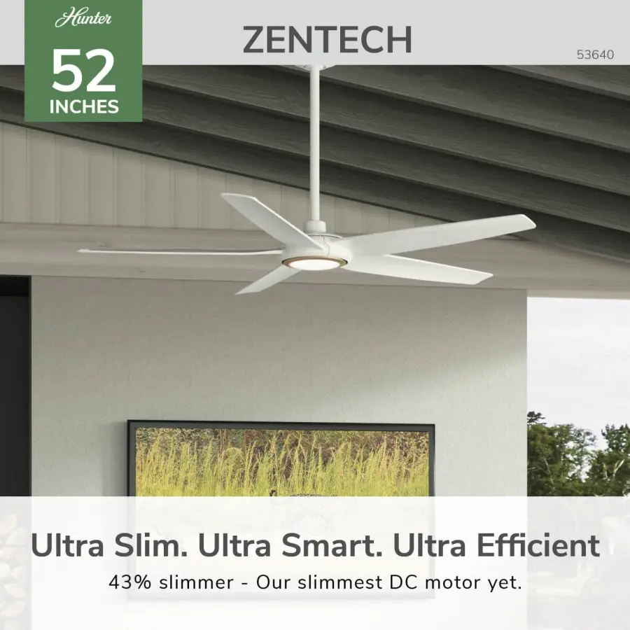 ZenTech 5 Blade Outdoor Smart Fan 52 inch - Image 43