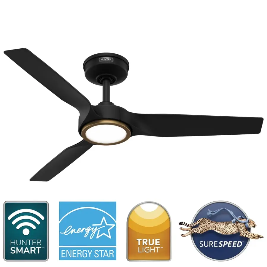 ZenTech 3 Blade Indoor/Outdoor Smart Fan 44in - Image 36