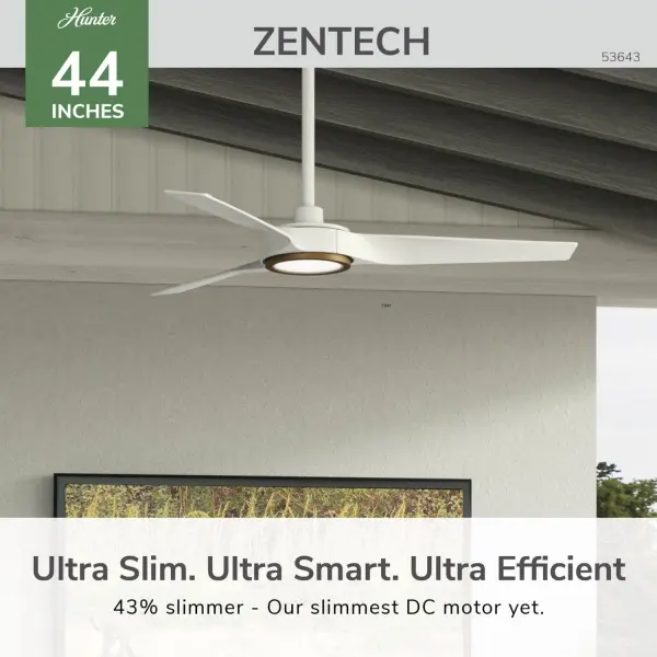 ZenTech 3 Blade Indoor/Outdoor Smart Fan 44in - Image 43