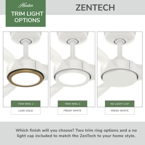 ZenTech 3 Blade Indoor/Outdoor Smart Fan 44in - Image 45