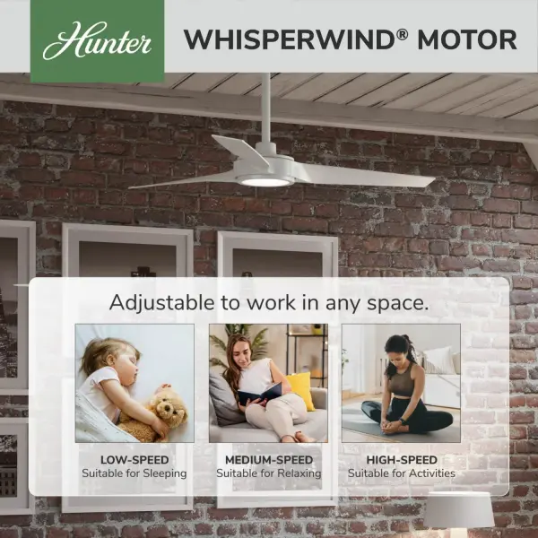 ZenTech 3 Blade Indoor/Outdoor Smart Fan 44in - Image 49