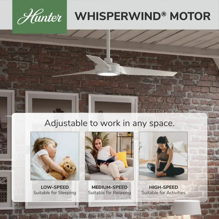 ZenTech 3 Blade Indoor/Outdoor Smart Fan 44in - Image 49