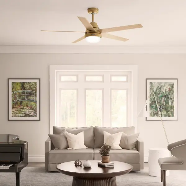 Aerodyne Indoor Smart Fan Energy Star with LED and Reversible Blades and Remote 60 inch - Image 14