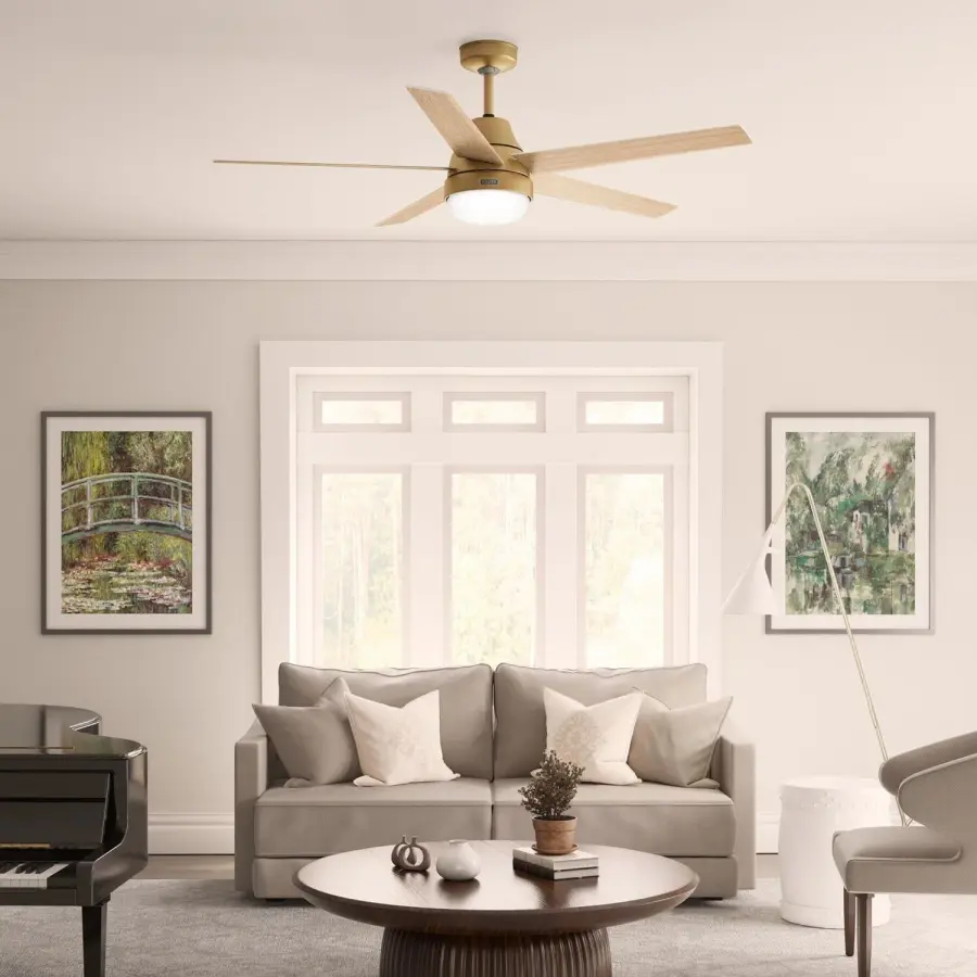 Aerodyne Indoor Smart Fan Energy Star with LED and Reversible Blades and Remote 60 inch - Image 14