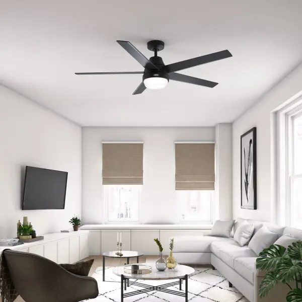 Aerodyne Indoor Smart Fan Energy Star with LED and Reversible Blades and Remote 60 inch - Image 15