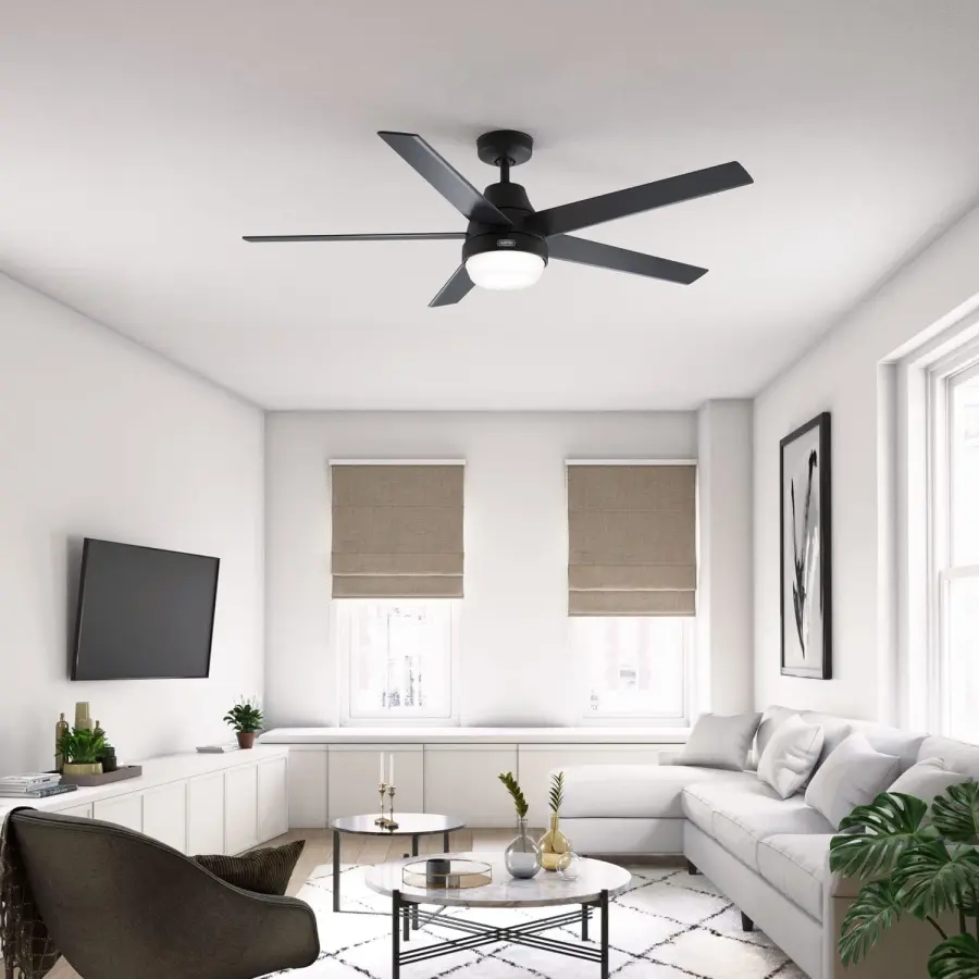 Aerodyne Indoor Smart Fan Energy Star with LED and Reversible Blades and Remote 60 inch - Image 15