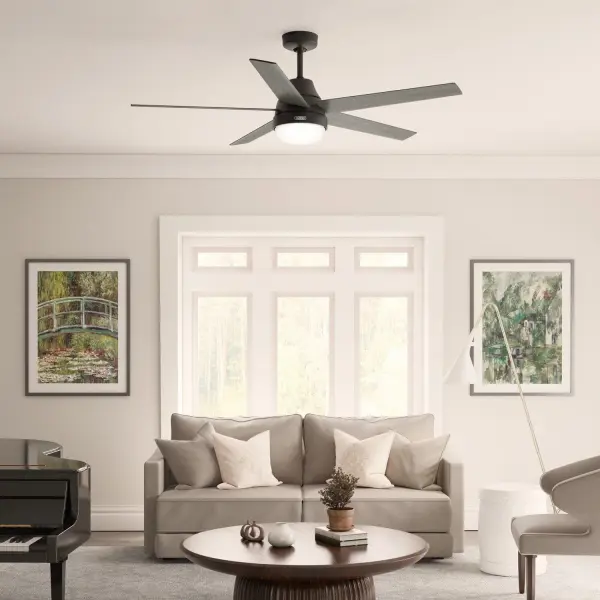 Aerodyne Indoor Smart Fan Energy Star with LED and Reversible Blades and Remote 60 inch - Image 9