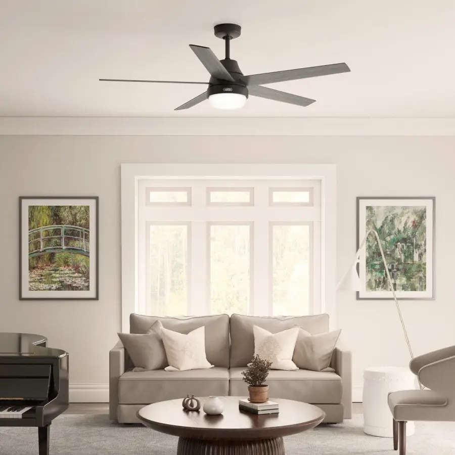 Aerodyne Indoor Smart Fan Energy Star with LED and Reversible Blades and Remote 60 inch - Image 9