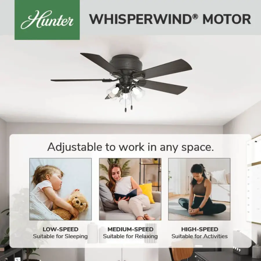 Crestfield Low Profile with 3 LED Lights 52 inch - Image 62