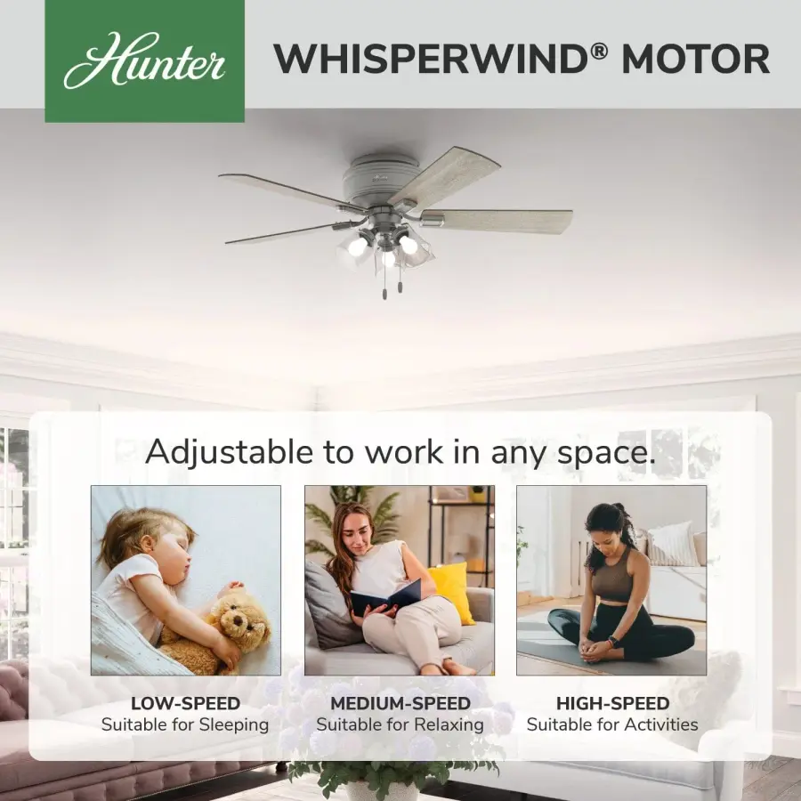 Crestfield Low Profile with 3 LED Lights 52 inch - Image 63