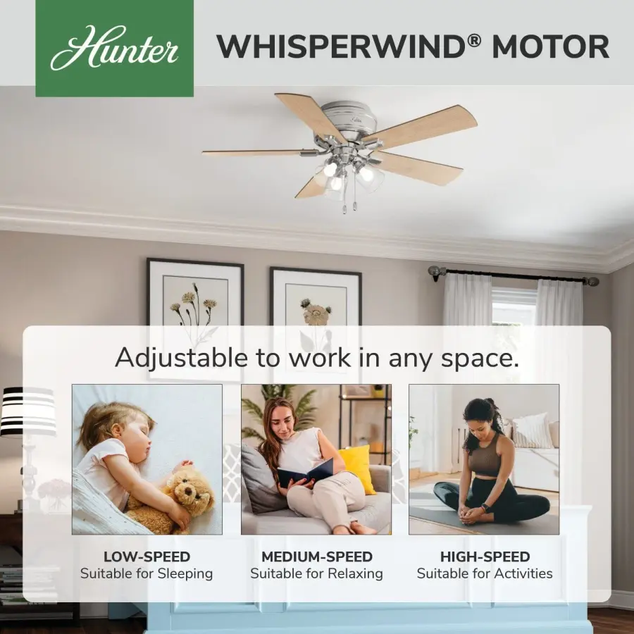 Crestfield Low Profile with 3 LED Lights 52 inch - Image 64