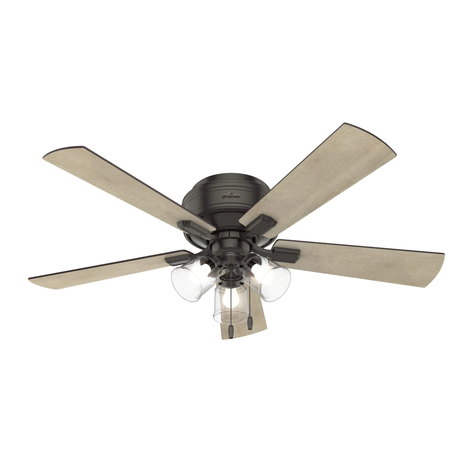 Crestfield 52" Ceiling Fan with Light in Noble Bronze