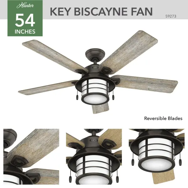 Key Biscayne Outdoor with Light 54 inch - Image 5