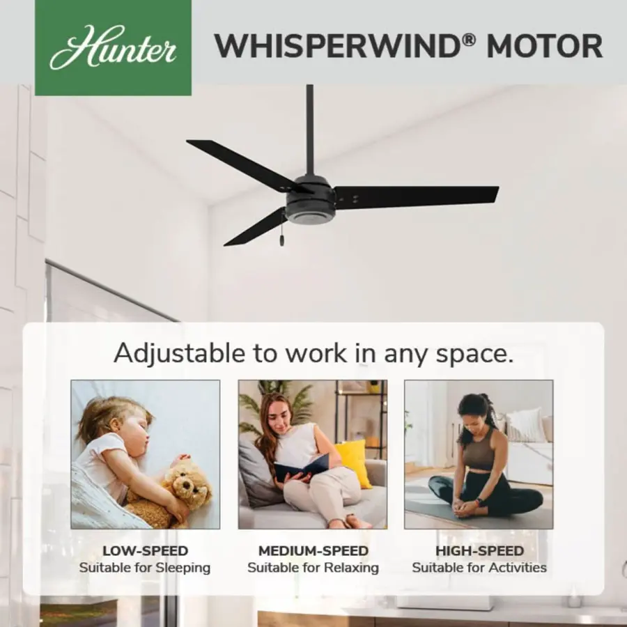 Cassius 52" Ceiling Fan in Matte Silver - Image 101