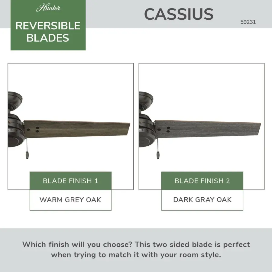 Cassius 52" Ceiling Fan in Matte Silver - Image 99