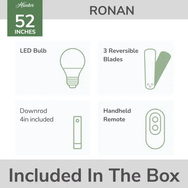 52 inch Ronan with LED Light - Image 9