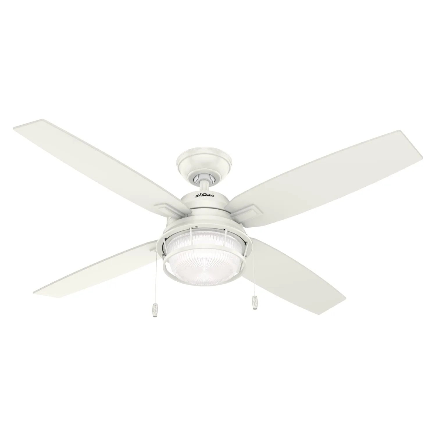 Ocala 52" Ceiling Fan with Light in Fresh White