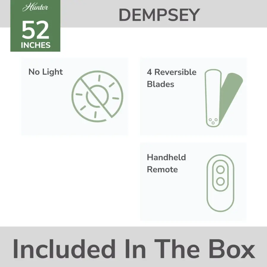 Dempsey Low Profile 52 inch - Image 25