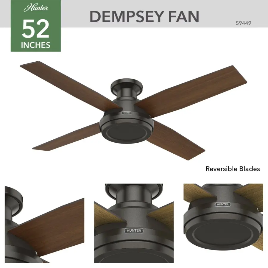 Dempsey Low Profile 52 inch - Image 7