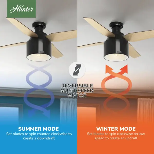 Cranbrook Low Profile with Light 52 inch - Image 13