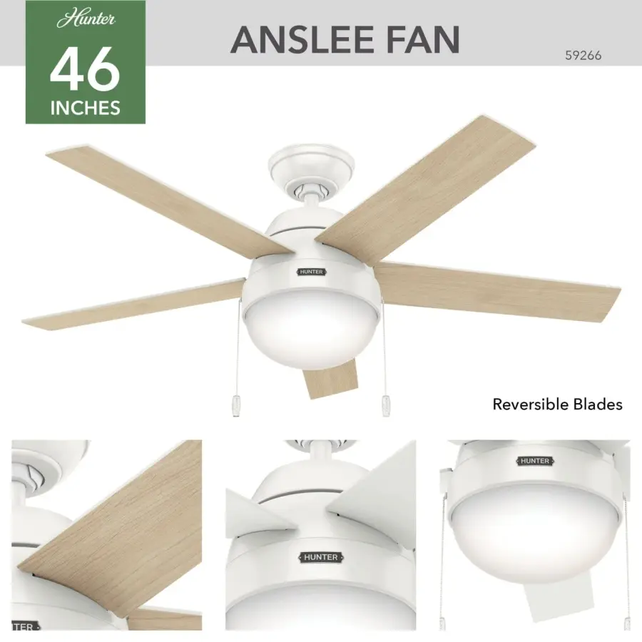 Anslee with LED Light 46 inch - Image 3