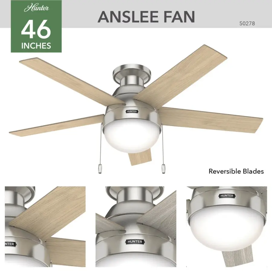 Anslee Low Profile with LED Light 46 inch - Image 11