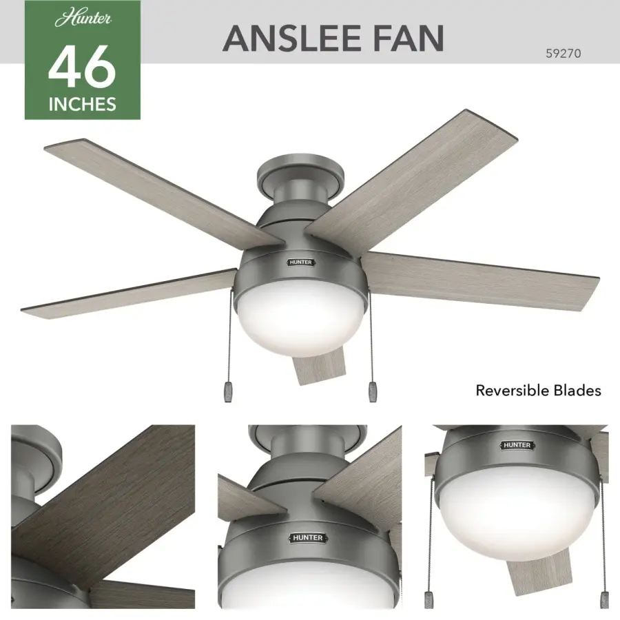 Anslee Low Profile with LED Light 46 inch - Image 12