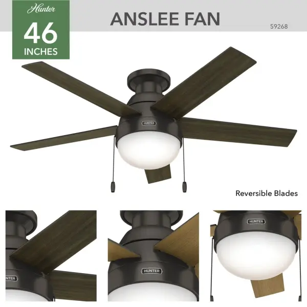 Anslee Low Profile with LED Light 46 inch - Image 9