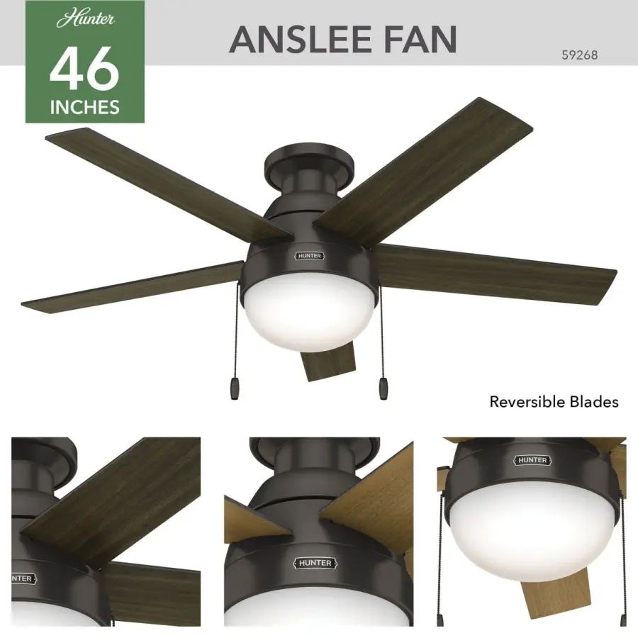 Anslee Low Profile with LED Light 46 inch - Image 9