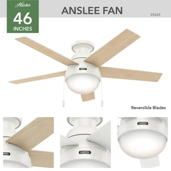 Anslee Low Profile with LED Light 46 inch - Image 10